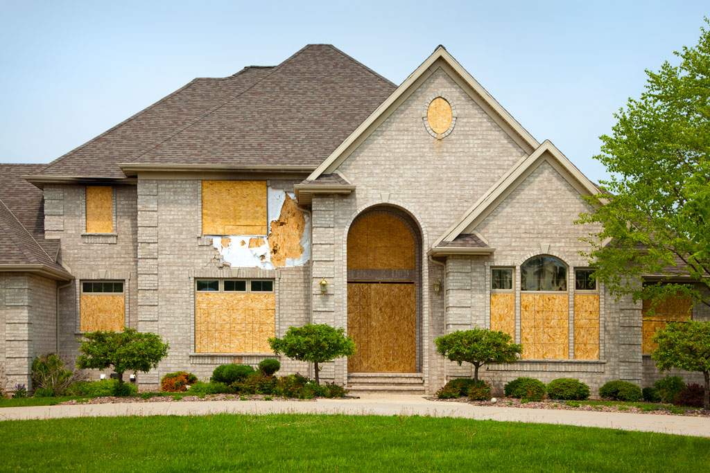 Boarded house Boardup & Securing