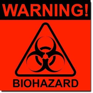 biohazard warning