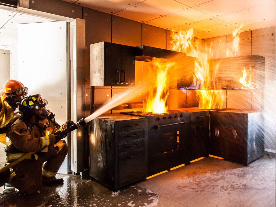 Kitchen on Fire