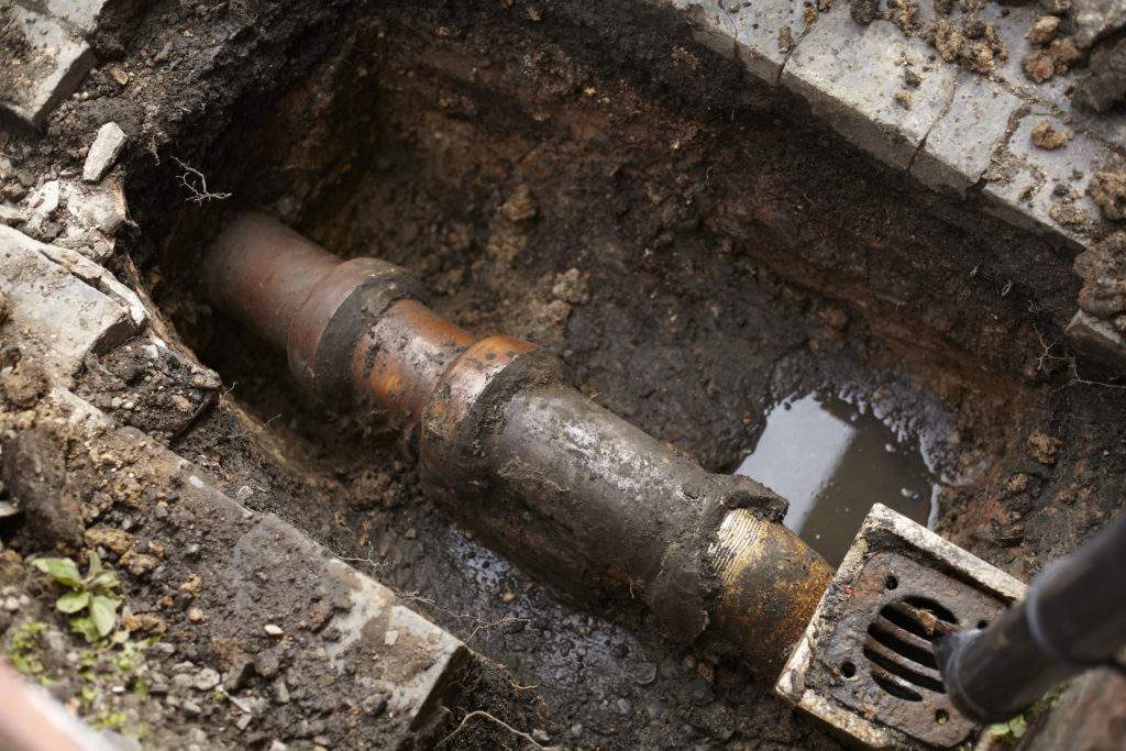 sewer lines